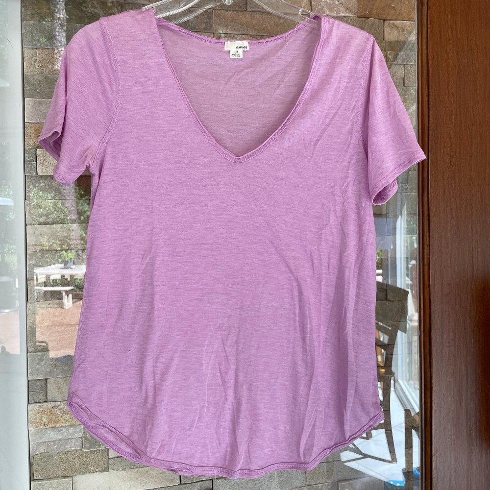 Pinky Purple Casual Garage Top